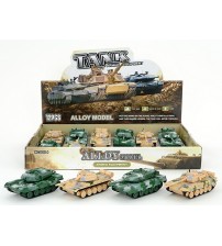 Tanks metāliskais ar skaņu un gaismu (inercija) dažādas 12 cm 518445