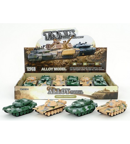 Tanks metāliskais ar skaņu un gaismu (inercija) dažādas 12 cm 518445