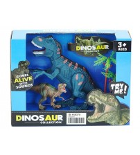 Dinozaura figūras (viens ar skaņu) plastmas. 29,5x22x10 cm 525603