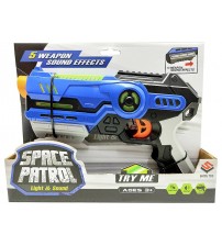 Pistole kosmiskā Space Patrol ar skaņu un gaismu 29 cm 540774
