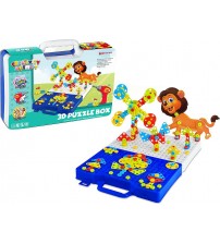 Mozaīka 3D konstruktors ar elek. urbi un instrumentiem 210 elem. 30,5x23 cm 541696