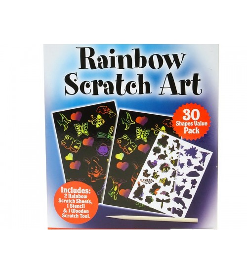 Skrāpējamā krāsojama grāmatiņa Rainbow (2 lap.) 556249