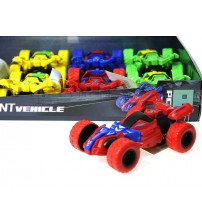 Auto ar gumijas riteņiem, inerce dažādas 14 cm 574915