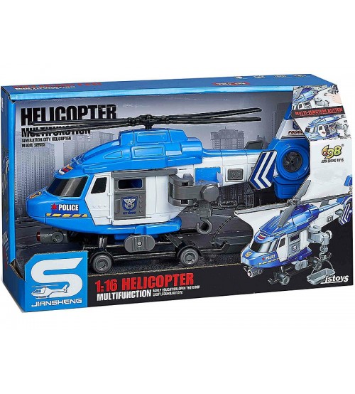 Helikopters Police ar skaņu un gaismu 27 cm 586895