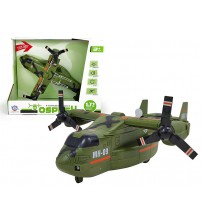 Helikopters ar inerc.meh. ar skaņu un gaismu Army 28 cm 605947
