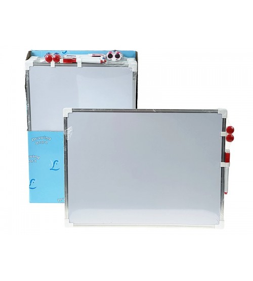 Tāfele magnētiskā divpusīga rakstīšanai ar marķieri 41x30 cm 606531