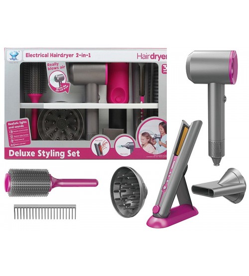Friziera komplekts ar fēnu USB 38x25 cm 612624