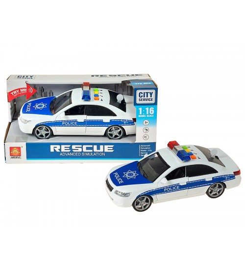 Policijas auto ar skaņu un gaismu 25 cm 614093