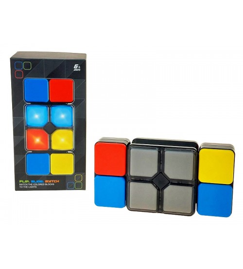 Galdā elektroniska spēle Maģiskais kubs ar skaņu un gaismu 17x9 cm 620261