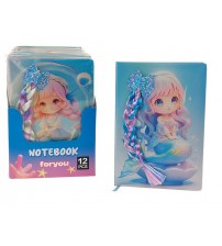 Piezīmju grāmatiņa A5 Nāriņa dažādas 14.5x21 cm 620803