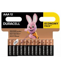 Baterijas Duracell AAA Alkaline DR-AAA-BL12