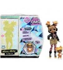 2 lelles -  L.O.L Surprise! O.M.G Winter Chill Missy Meow Fashion Doll & Baby Cat Doll ar 25 pārsteigumiem 570271