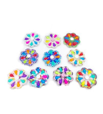 Antistresā rotaļlieta spinners Fidget Toys Simple Dimple Pop dažādas PI_SPINNERS-8