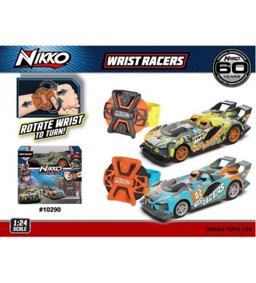 Radiovadāms auto NIKKO  "Wrist Racers", 1:24 4 km/h  10290