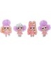 Lelle bumbā L.O.L Surprise Hairvibes Tots Series A dažādas 8 cm 564751 Lelle bumbā L.O.L Surprise Hairvibes Tots Series A dažādas 8 cm 564751