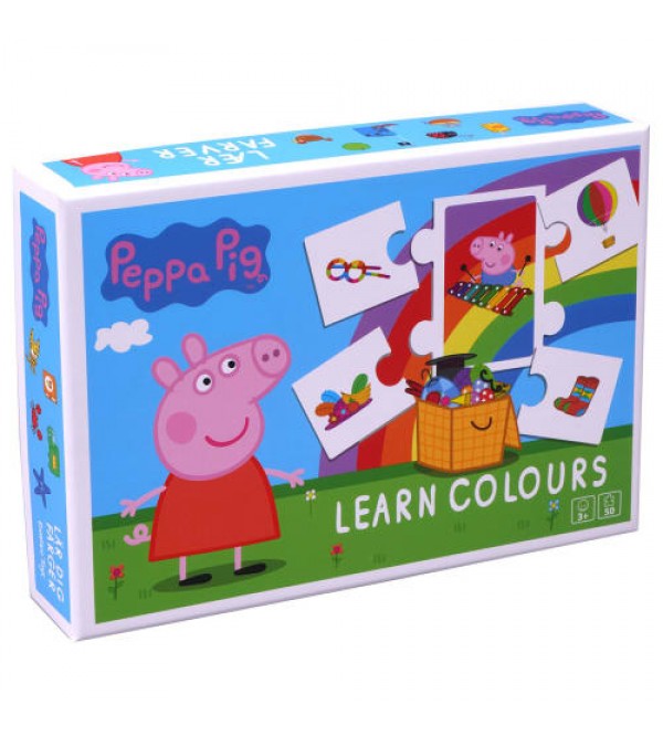 Galda izglītojoša spēle Peppa Pig Cūciņa Peppa - Mācies krāsas ar kartiņām 8974