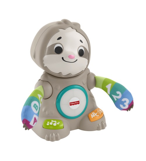 Muzikāla rotaļlieta Sliņķis (latv.val.) ar gaismu un skaņu Fisher Price no 9 men. GXR61