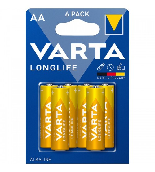 Baterijas VARTA Alkaline LongLife AA 4106101436