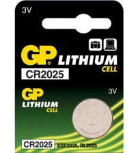 Baterijas GP CR2025 Lithium 3V Kods CR2025-G5