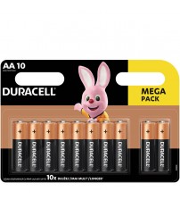 Baterijas Duracell AA Alkaline DR-AA-BL10