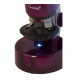 Mikroskops Bērniem ar Eksperimentālo Komplektu K50 Levenhuk LabZZ M101 Violēta Krāsā 40x-640x 69058