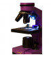 Mikroskops ar Eksperimentālo Komplektu K50 Levenhuk Rainbow 2L Violētā Krāsā 40x-400x 69061