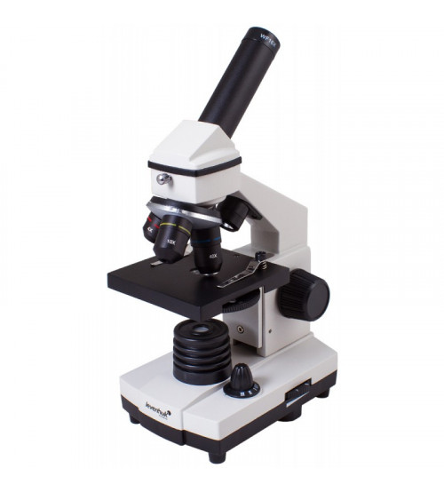 Mikroskops ar eksperimentālo komplektu K50 Levenhuk Rainbow 2L PLUS metāla korpuss baltā krāsā 69066