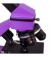 Mikroskops ar eksperimentālo komplektu K50 Levenhuk Rainbow 2L PLUS metāla korpuss violētā krāsā 69067