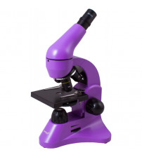 Mikroskops ar eksperimentālo komplektu K50 Levenhuk Rainbow 50L 40x - 800x Violēta krāsā 69072