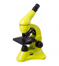 Mikroskops ar eksperimentālo komplektu K50 Levenhuk Rainbow 50L 40x - 800x laim krāsā 69074