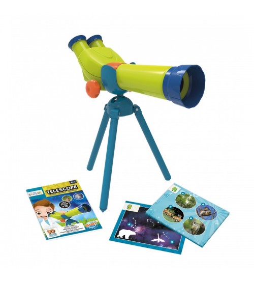 Teleskops mazākiem bērniem, 10 aktivitātes Buki 4+ 9004