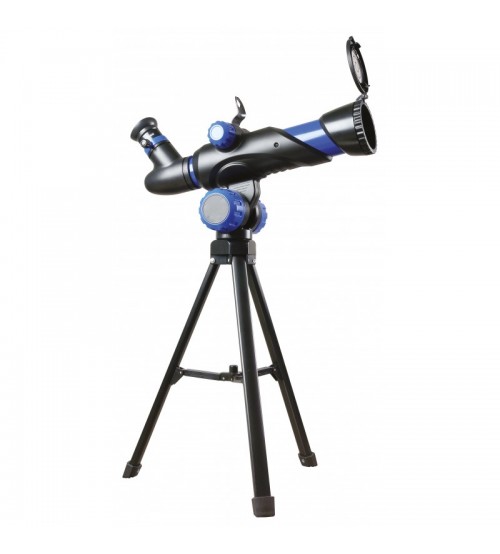 Teleskops bērniem ar 50 mm diametra objektīvu, 15 aktivitātes Buki TS006B