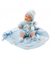 Lelle puika Joel 38 cm, raud, runā, ar mānekli, mīkstais ķermenis Spānija LL38937