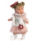 Lelle Julia 42 cm, raud, runā, ar mānekli, mīkstais ķermenis Spānija LL42402