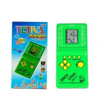 Elektroniska spēle Tetris zaļš 14,5X6,5 cm LE3709