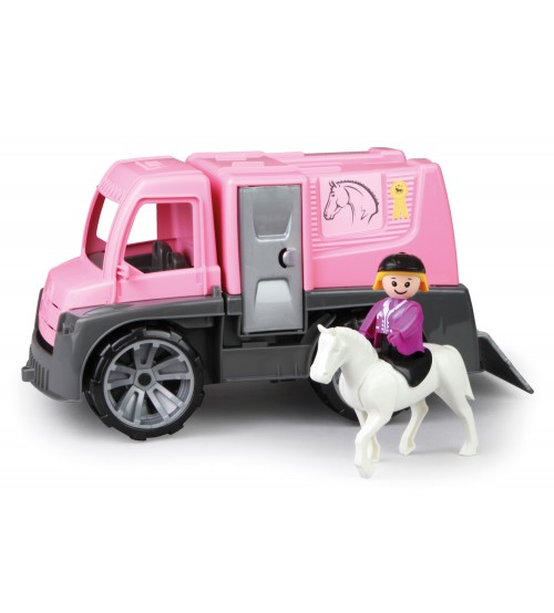 Zirgu furgons ar cilvēciņu un zirgu Truxx 29 cm Čehija L04458 kastē
