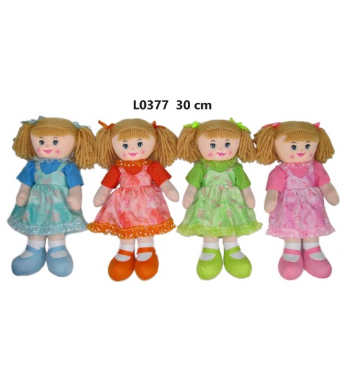 Mīkstā lelle 30 cm (L0377) dažādas 165251