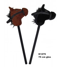 Plīša zirga galva ar kiju 70 cm (K1279) 168153