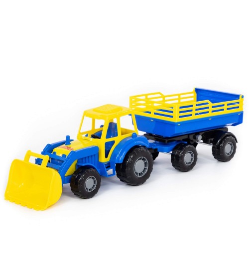 Traktors ar piekabi un kausu Master 50 cm PL35288