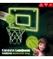 Basketbola grozs Fluorescent Junior bērniem ar bumbu 45x30 cm 3+ CB39104