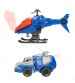 Policijas automašīna, autocisterna, helikopters CB47281