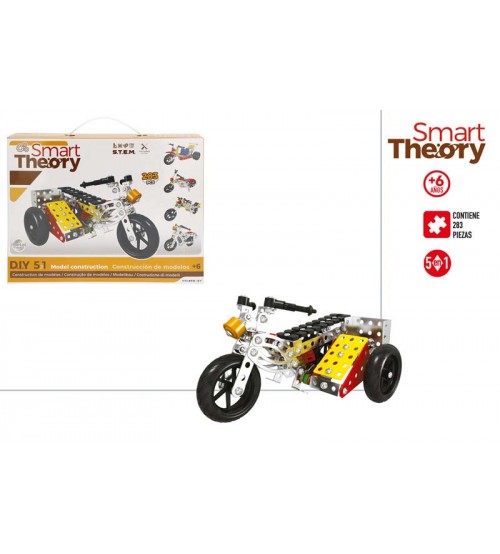 Metāla konstruktors Motocikls 5 in 1 283 detaļas 6+ CB47841