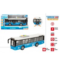Autobuss ar skaņu un gaismu (durvis atvērās, inercija) 28 cm CB49808