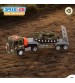 Auto treilers armijas ar tanku (skaņa, gaisma un inerce) 32 cm CB49902