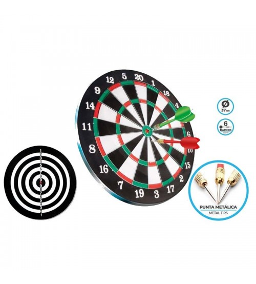 Darts komplekts ar 4 asām šautriņām Ø37 cm 14+ CB52484