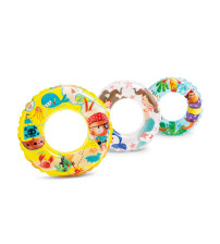 Peldriņķis piepūšams bērniem 61 cm 6-10 gadiem dažādas 59242