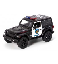 Metāla mašīnas modelis 2018 Jeep Wrangler (Police) 1:34 KT5412P