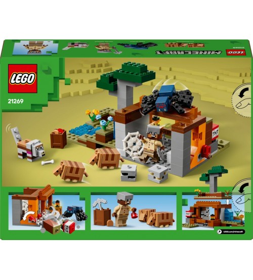 Lego Minecraft Ekspedīcija Armadillo raktuvēs 247 gb. 8+ 21269
