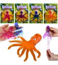 Elastīga (līpošā) rotaļlieta Astoņkājis dažādas HW21090842