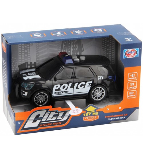 Policijas auto ar skaņu un gaismu 19 cm HW21113818-PL